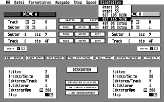 Diskaux atari screenshot